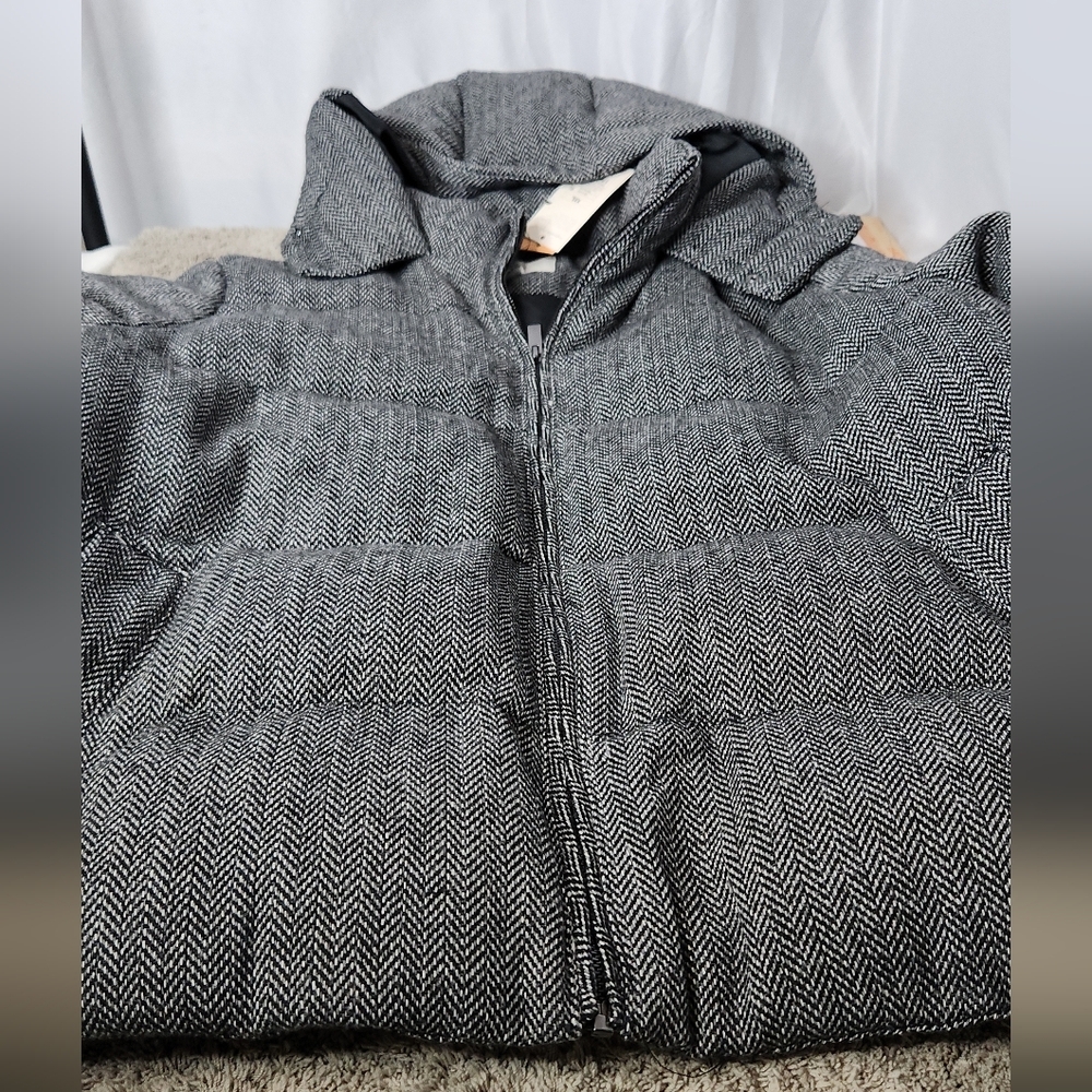 Universal Thread Gray Puffer Jacket - image 3